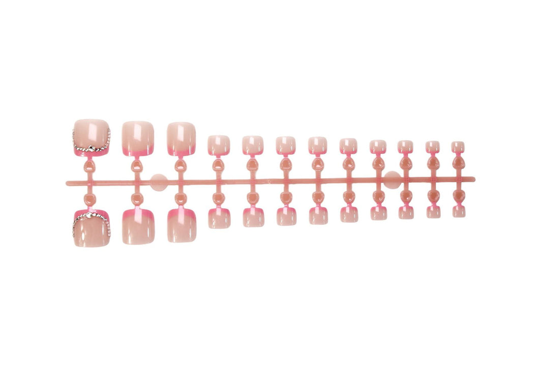 Nail art set with elegant glitter and lace accents Stornfield