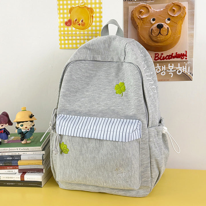 Playful Embroidered Casual Backpack Stornfield