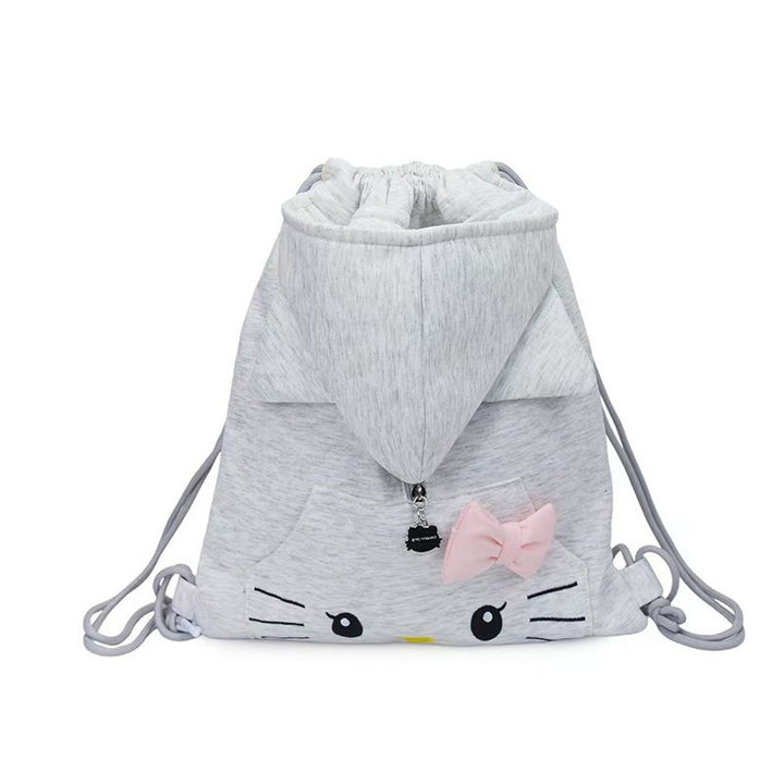 Whimsical Character Drawstring Backpack Stornfield