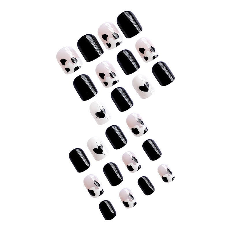 Creative nail art with heart and animal motifs Stornfield