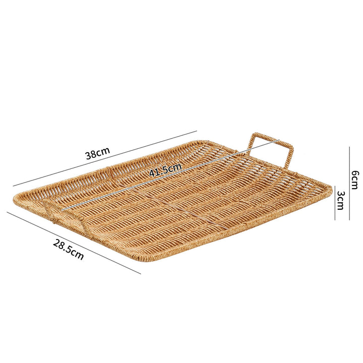 Home Decorative Woven Serving Tray Stornfield