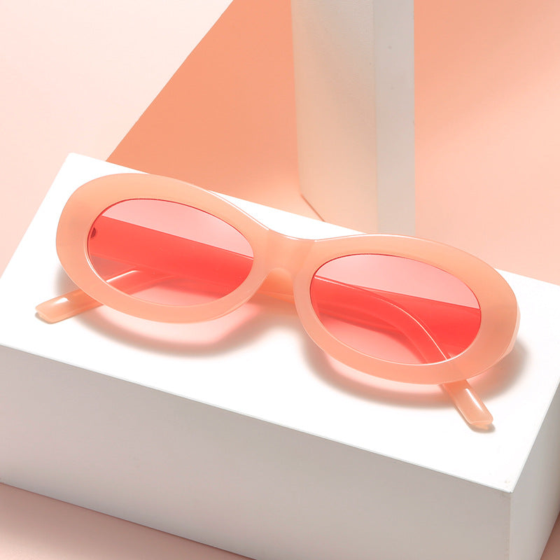Women’s fashionable oval sunglasses with UV protection and innovative design Stornfield