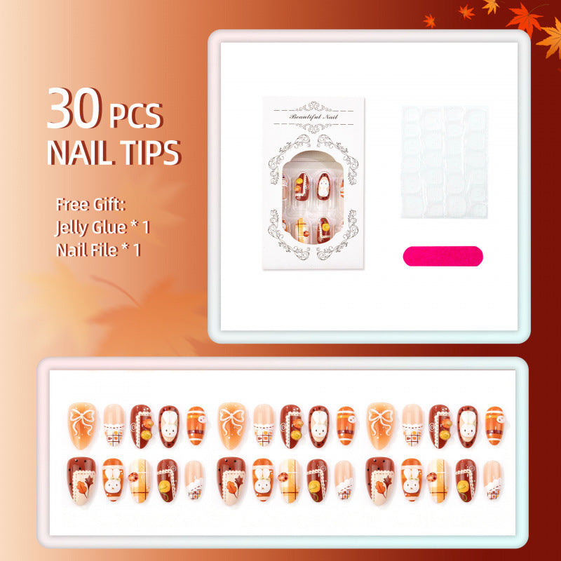 Seasonal Themed Press-On Nail Art Set