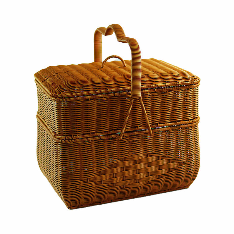 Decorative Wicker Storage Container Stornfield