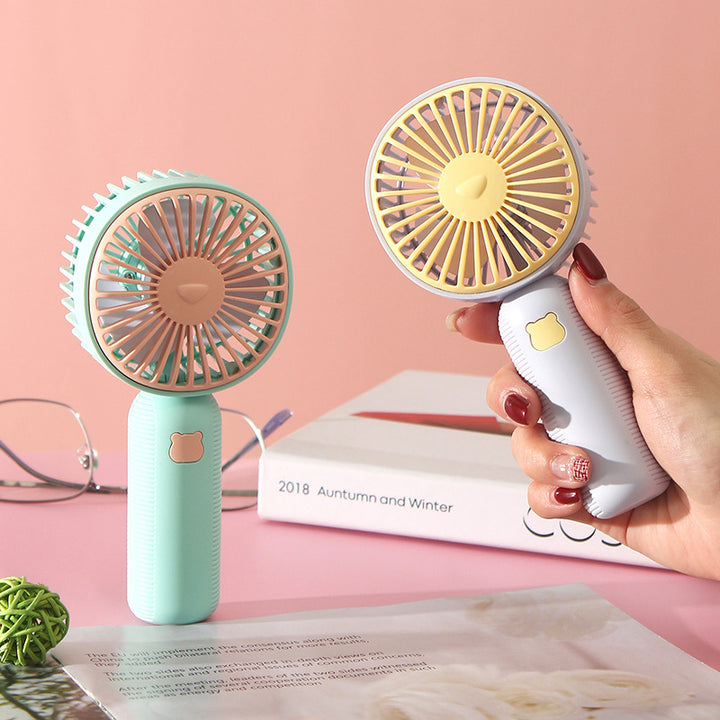 Ladies Portable Hand Fan with Ergonomic Handle and Flexible Air Circulation Stornfield