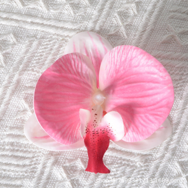 Elegant Fabric Orchid Hair Clip