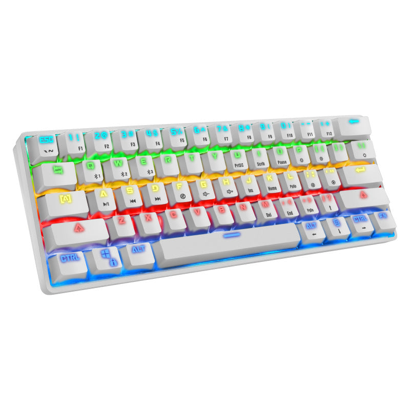Compact Mechanical Gaming Keyboard with Backlit Keys Stornfield