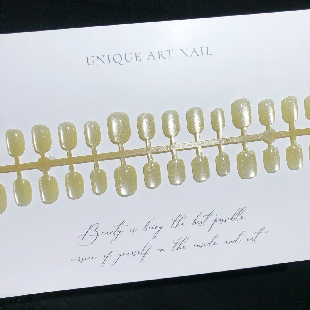 Glossy and Minimalistic Press-On Nails