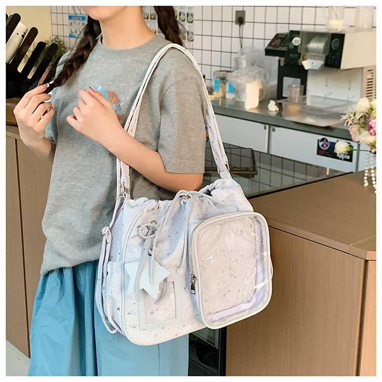 Stylish Multi-Pocket Drawstring Tote Bag Stornfield