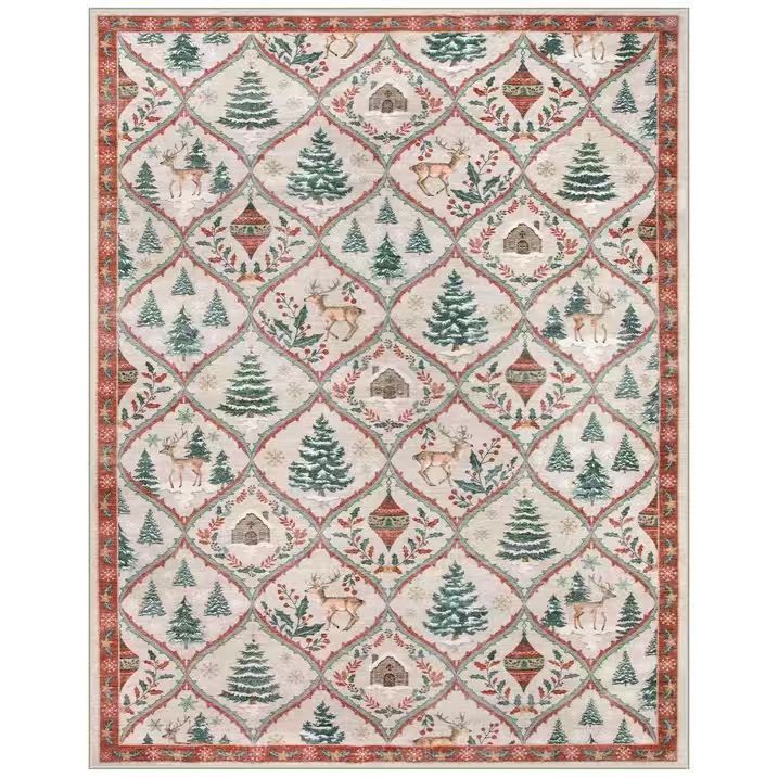 Festive Holiday Runner Rug