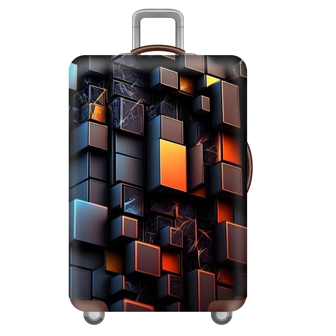 Men's hard-shell suitcase with unique skull design Stornfield