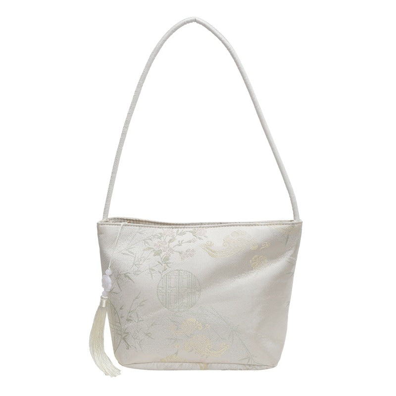 Elegant Satin Shoulder Bag