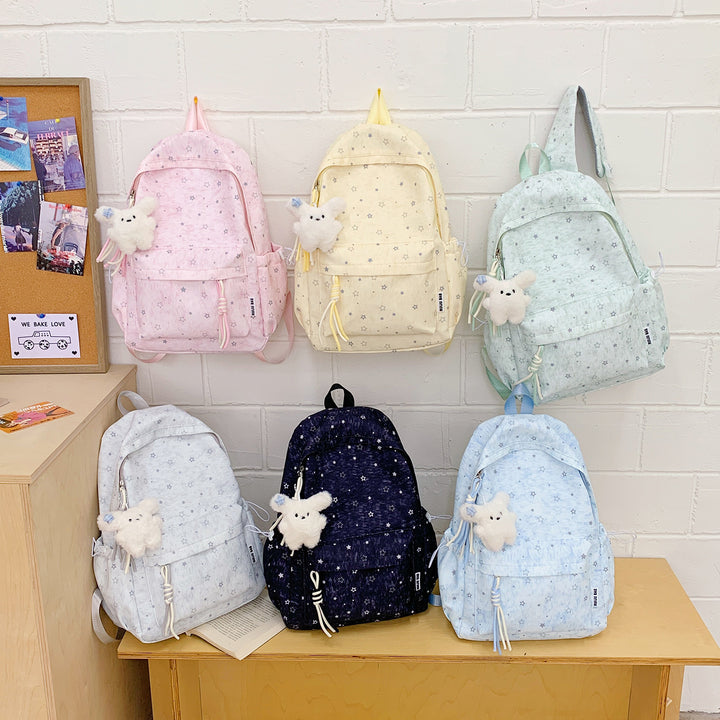 Cute Star-Patterned School Backpack Stornfield