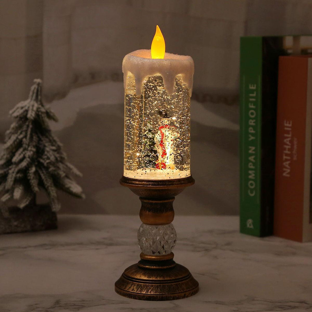 Christmas decoration lantern with snow globe Stornfield