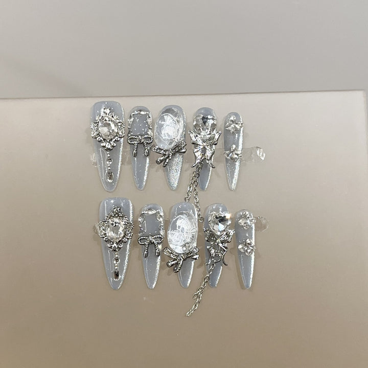 Decorative Rhinestone Nail Art Set