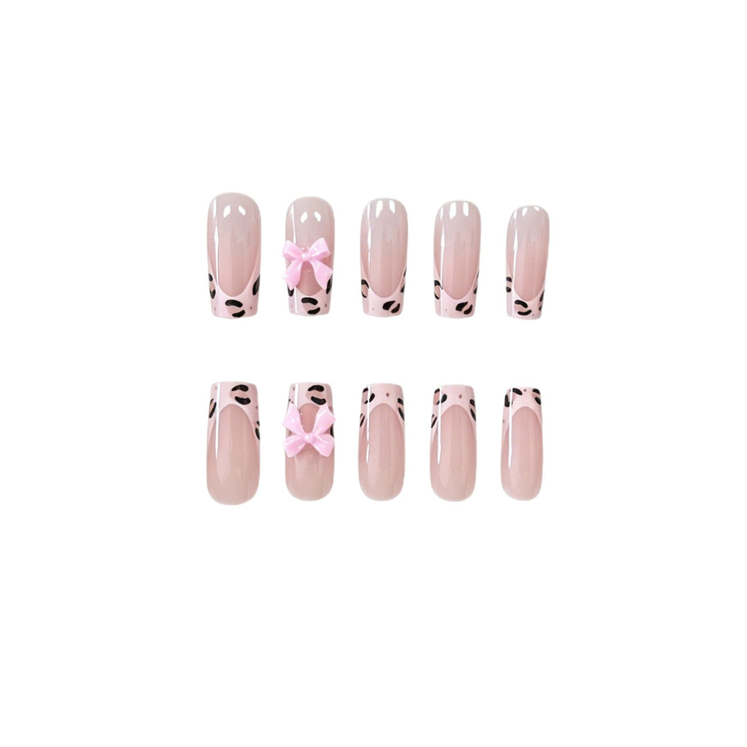 Decadent Floral Bow Nail Art Enhancements Stornfield