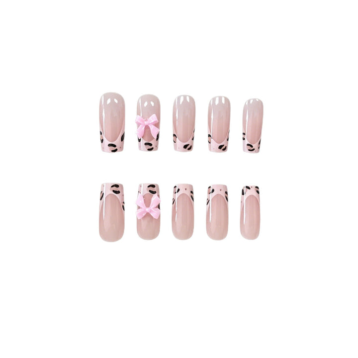 Decadent Floral Bow Nail Art Enhancements Stornfield