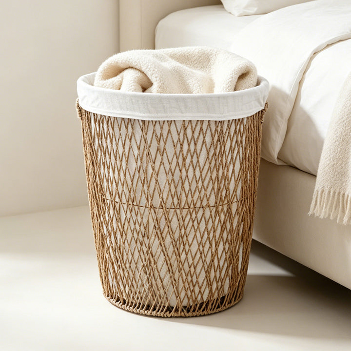 Decorative laundry basket with lid Stornfield