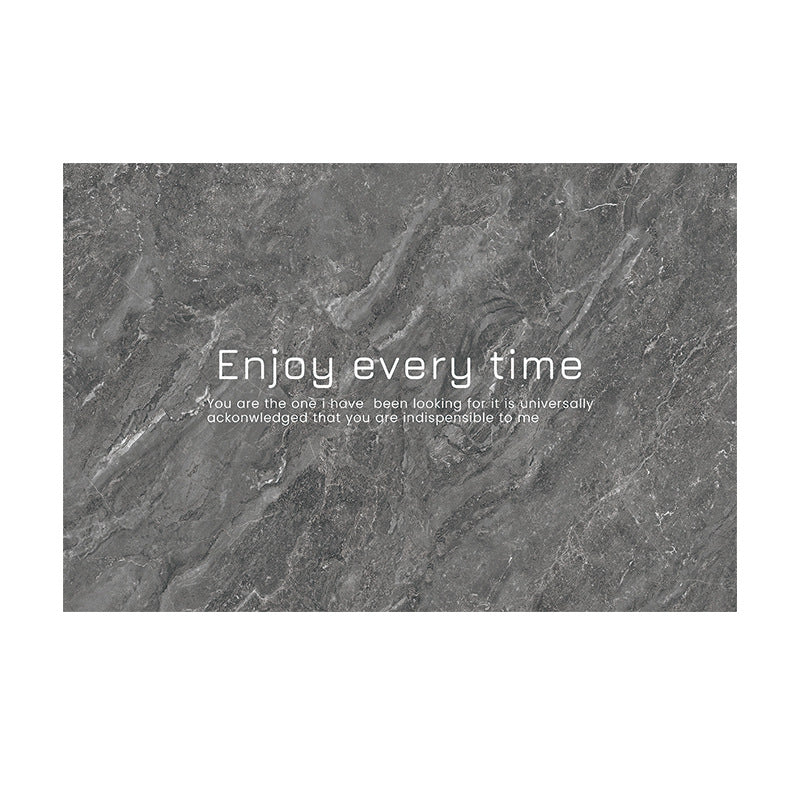 Marble Patterned Bath Mat