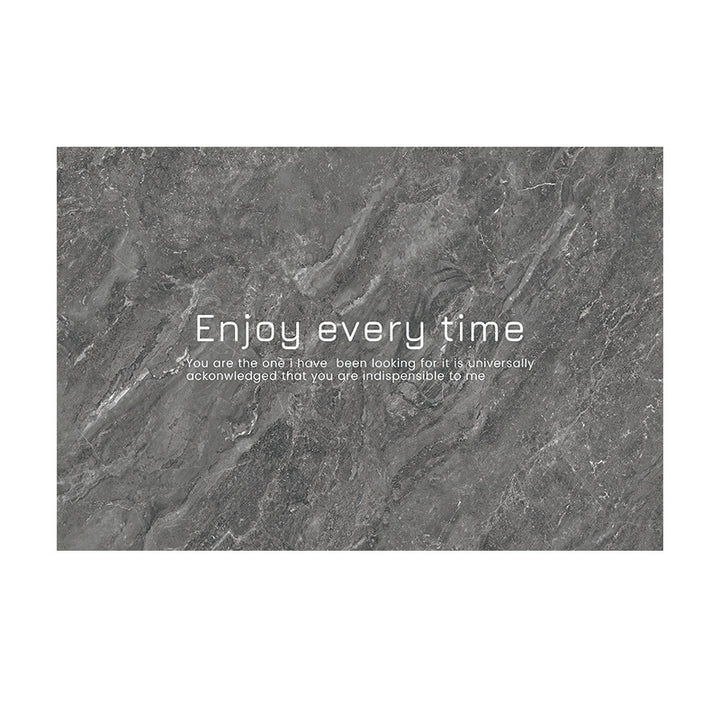 Marble Patterned Bath Mat