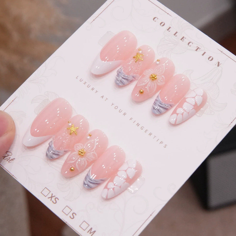 Artistic Press-On Nail Set