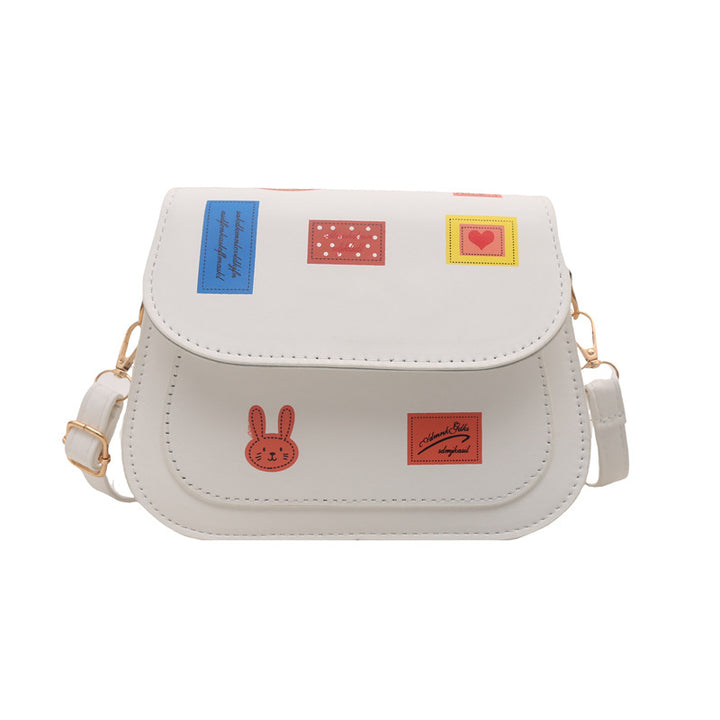 Playful Illustrated Crossbody Bag