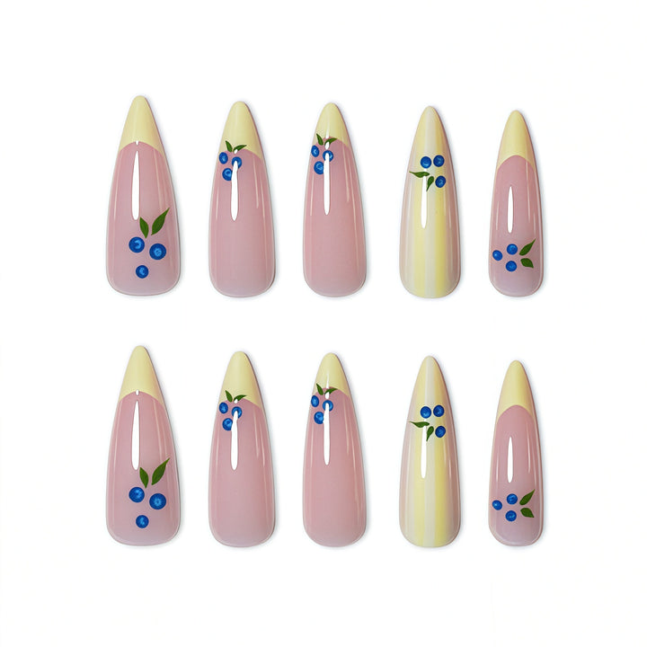Elegant Artistic Stiletto Nail Art Extensions Stornfield
