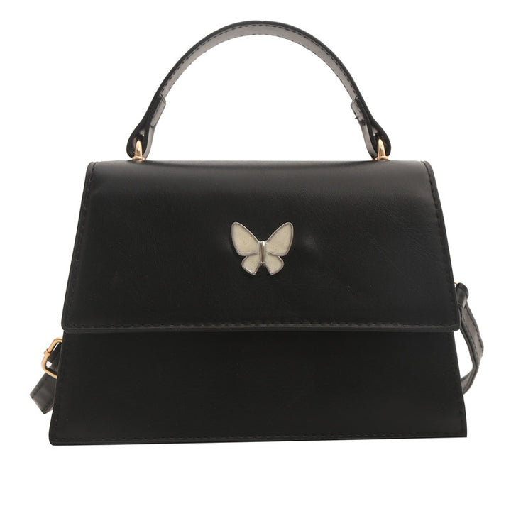 Butterfly-Embellished Handheld Bag