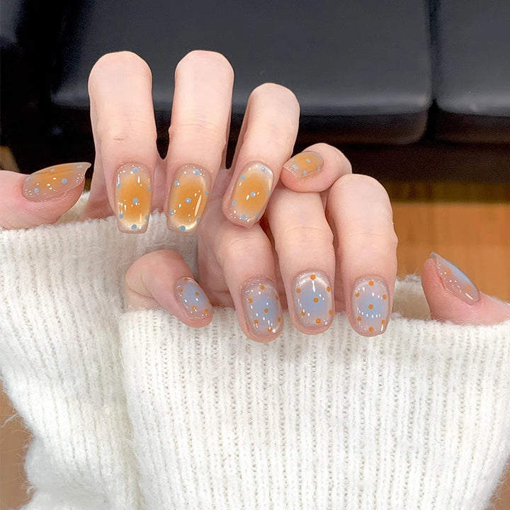 Artistic Fruit-Themed Press-On Nail Set Stornfield