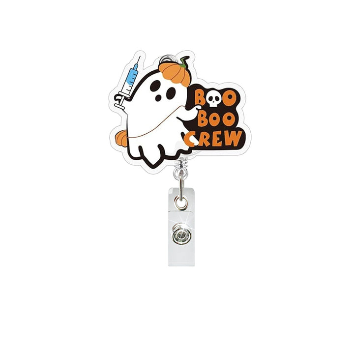 Expandable badge holder with anatomical heart pendant