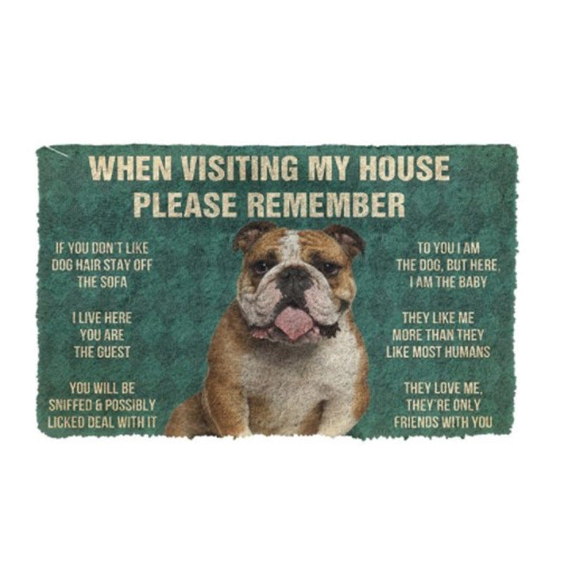 Fun Dog-Themed Door Mat Stornfield