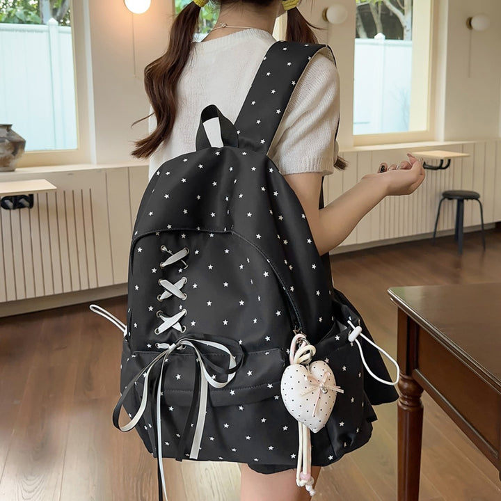 Charming Star-Embellished Backpack Stornfield