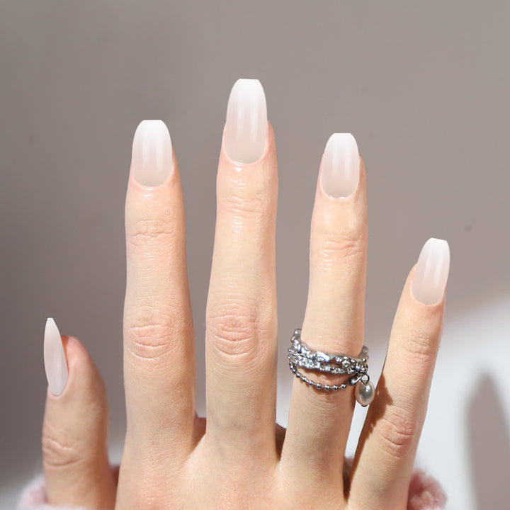Elegant Medium Length Press-On Nails Stornfield