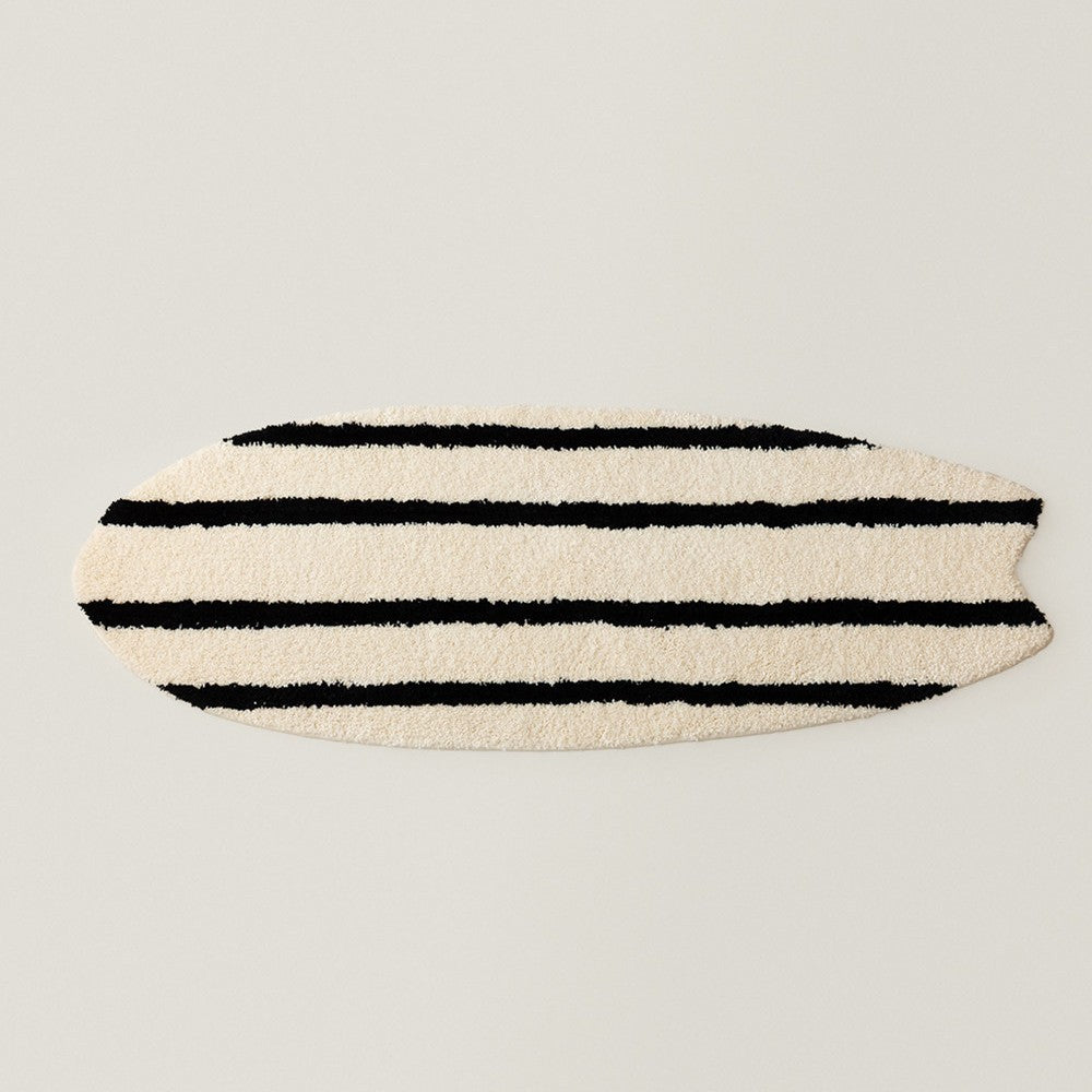 Surfboard-Shaped Decorative Bath Mat Stornfield