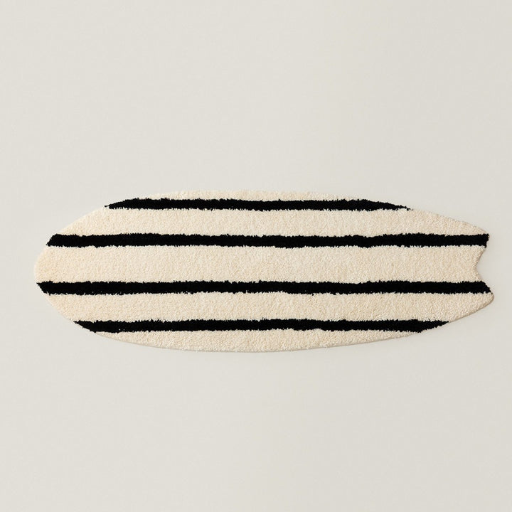 Surfboard-Shaped Decorative Bath Mat Stornfield