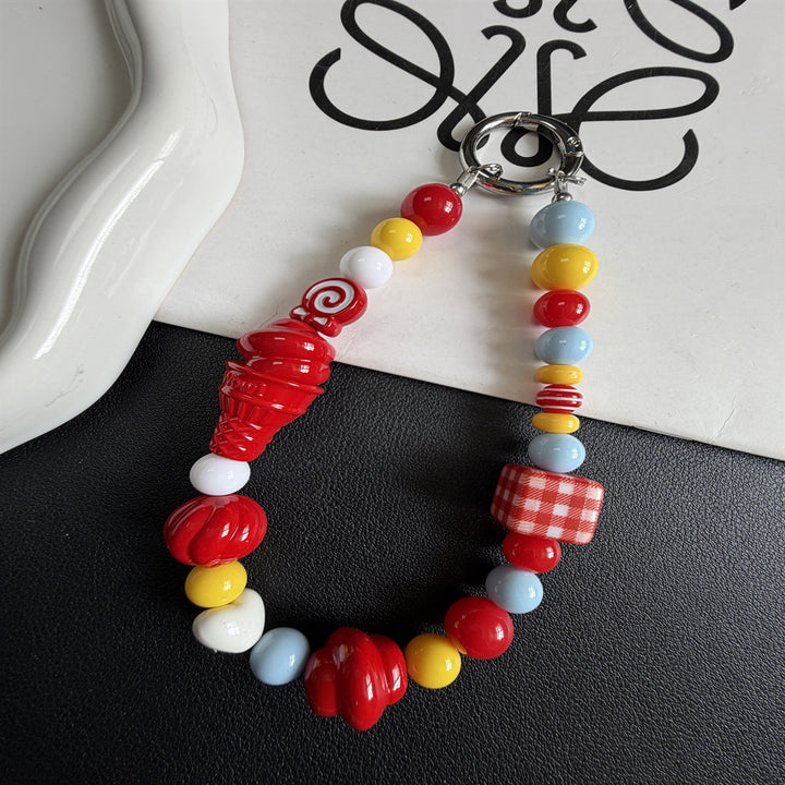 Decorative Beaded Keychain Stornfield 1790135561