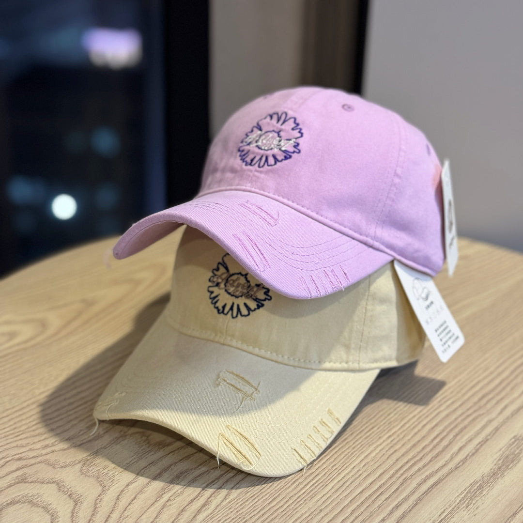Unisex Embroidered Flower Design Baseball Cap Stornfield
