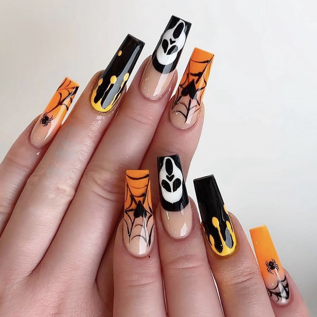 Halloween Themed Articulated Acrylic Nail Set Stornfield
