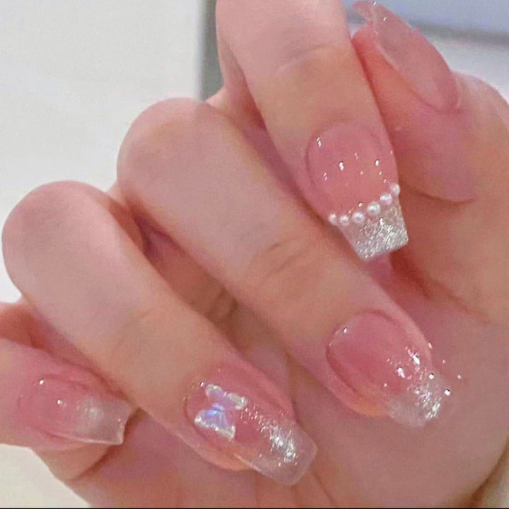 Glossy Gradient Press-On Nail Extensions Stornfield