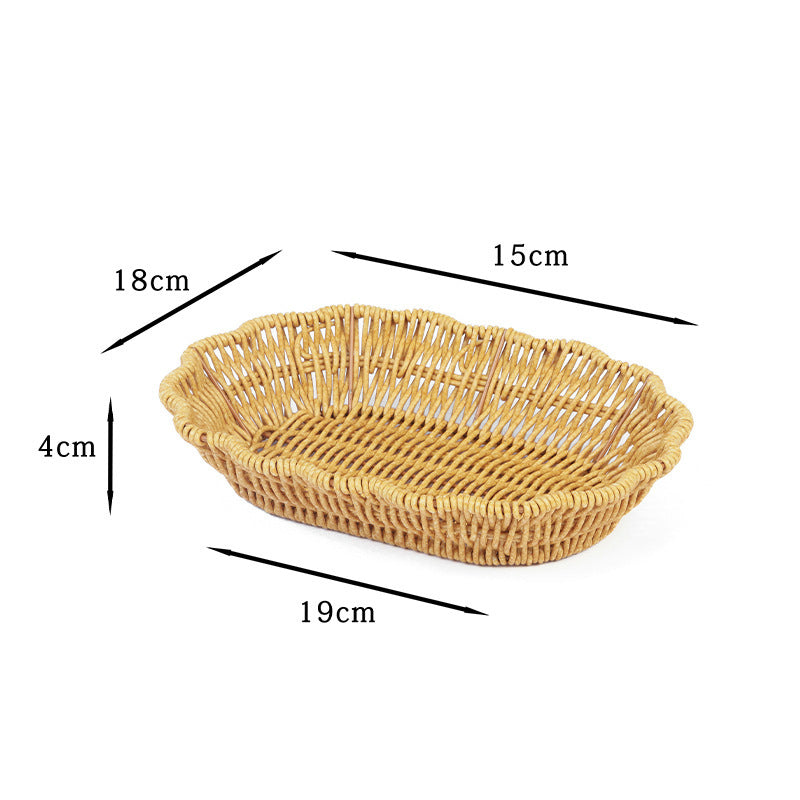 Decorative Woven Serving Tray Stornfield