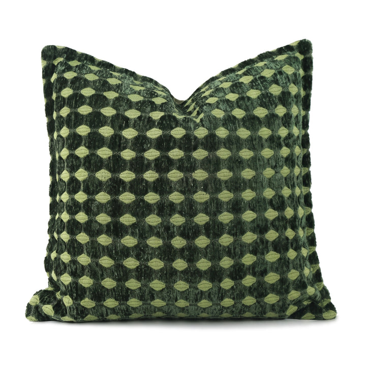 Wendesdekokissen with modern check pattern