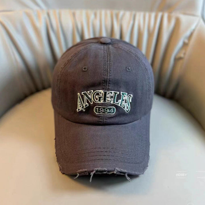 Women's Distressed Vintage-Style Adjustable Baseball Cap Stornfield