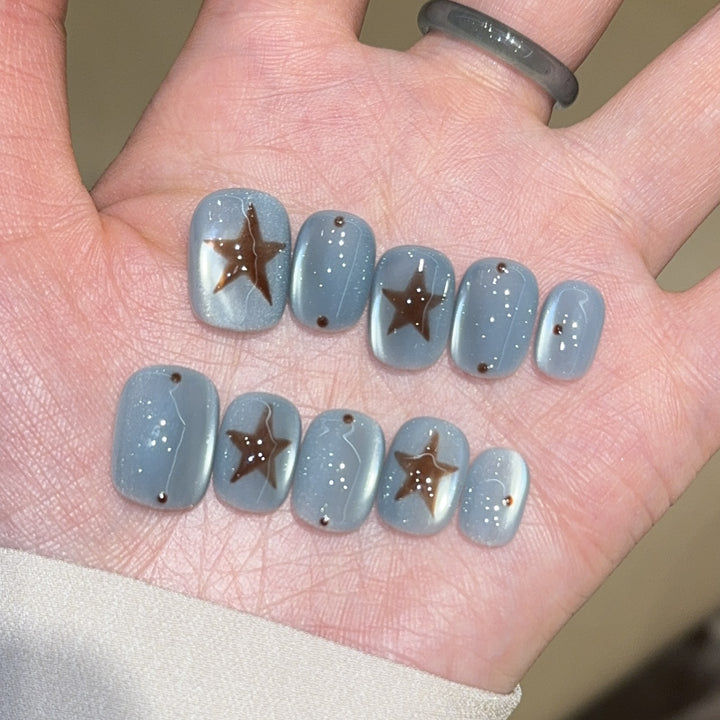 Artificial Nail Tips with Star Design Stornfield