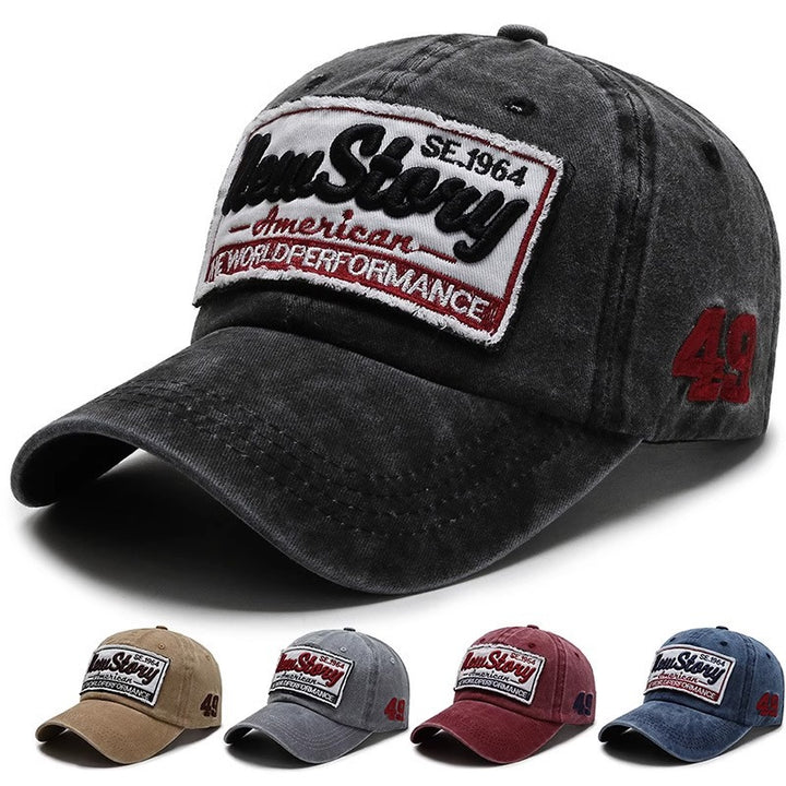 Men's Vintage-Inspired Embroidered Casual Cap Stornfield