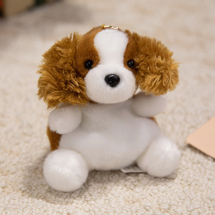 Mini Plush Otter Bag Charm with Metal Key Ring and Ultra-Soft Faux Fur Stornfield