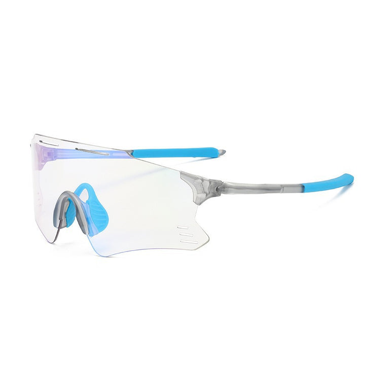 Unisex nan sporty sunglasses with a single-piece visor polarized lenses non-slip nose pad Stornfield