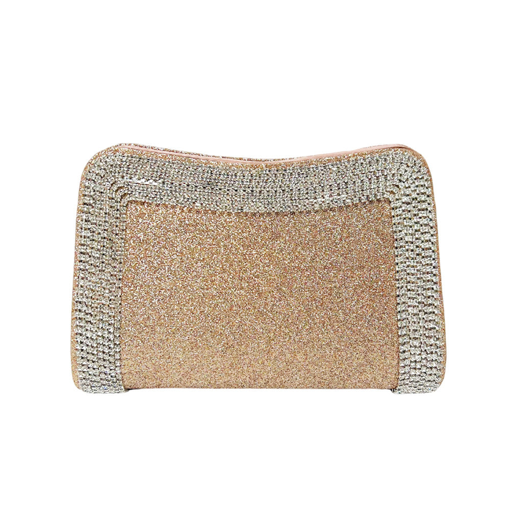 Sparkling Crystal-Trim Clutch