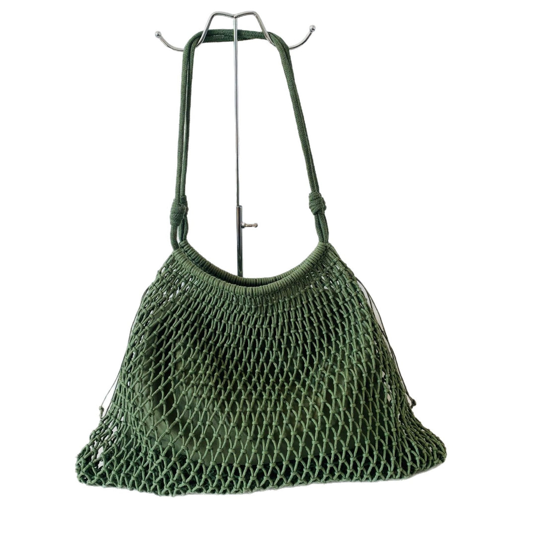 Mesh Beach Tote with Adjustable Drawstring Stornfield