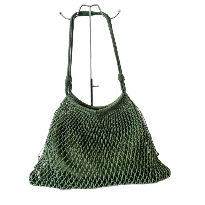 Mesh Beach Tote with Adjustable Drawstring Stornfield