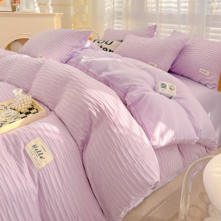 Luxurious Textured Bedding Set